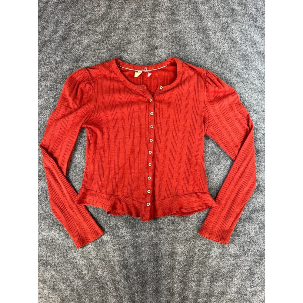 Pilcro by Anthropologie Mila Draped Button down Top Size M Boho Chic Lightweight